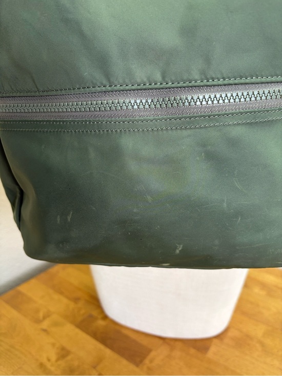 Lululemon Dark Olive Green Nylon Backpack Everyday Travel Gym Bag OS main image 4